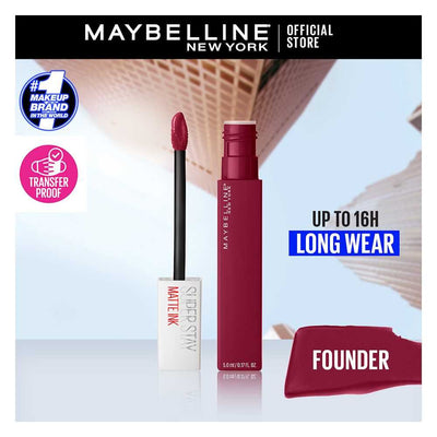 Maybelline - Superstay matte ink Liquid Lipstick Bricks - 115 Founder