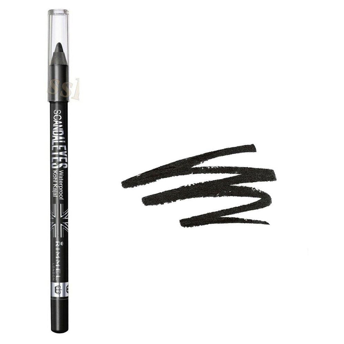 Rimmel London - Scandaleyes Waterproof Kohl Kajal Liner - Black — image 1 — Meeshop Pakistan