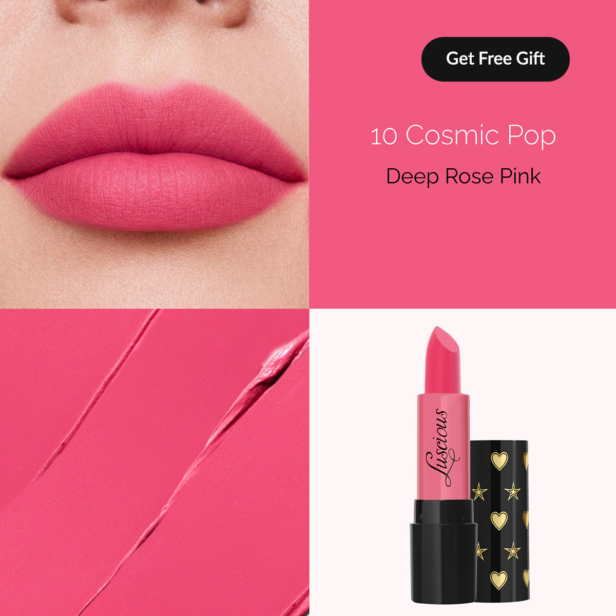Luscious - Icon Lipstick - Cosmic Pop — image 1 — Meeshop Pakistan