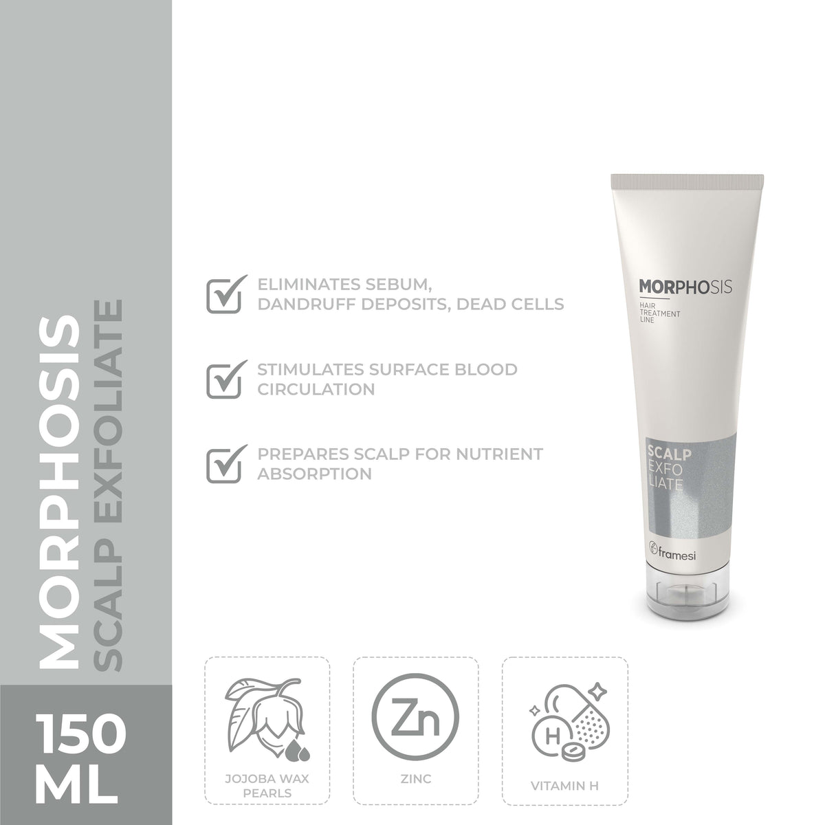 Framesi - Morphosis Scalp Exfoliate 150 ml — image 1 — Meeshop Pakistan