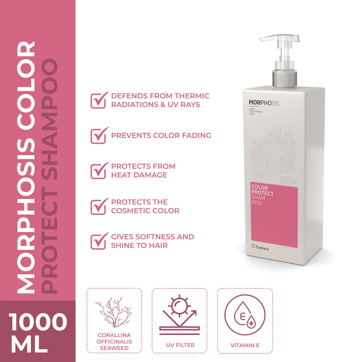 Framesi - Color Protect Shampoo - 1000 ml — image 1 — Meeshop Pakistan