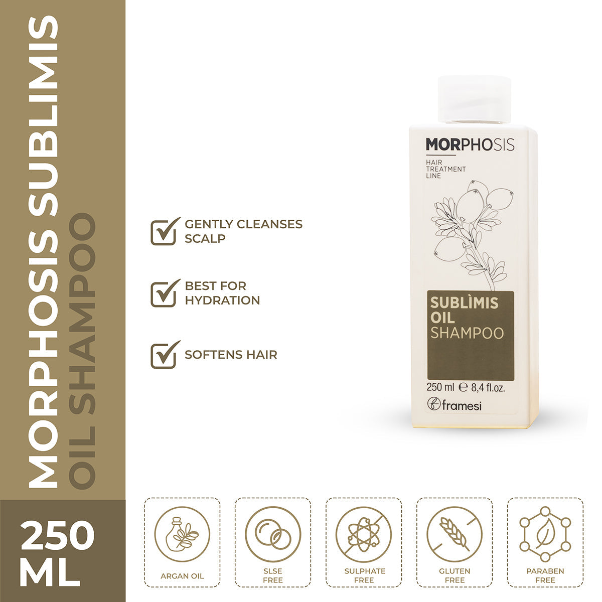 Framesi - Morphosis Sublimis Oil Shampoo 250 ml — image 1 — Meeshop Pakistan