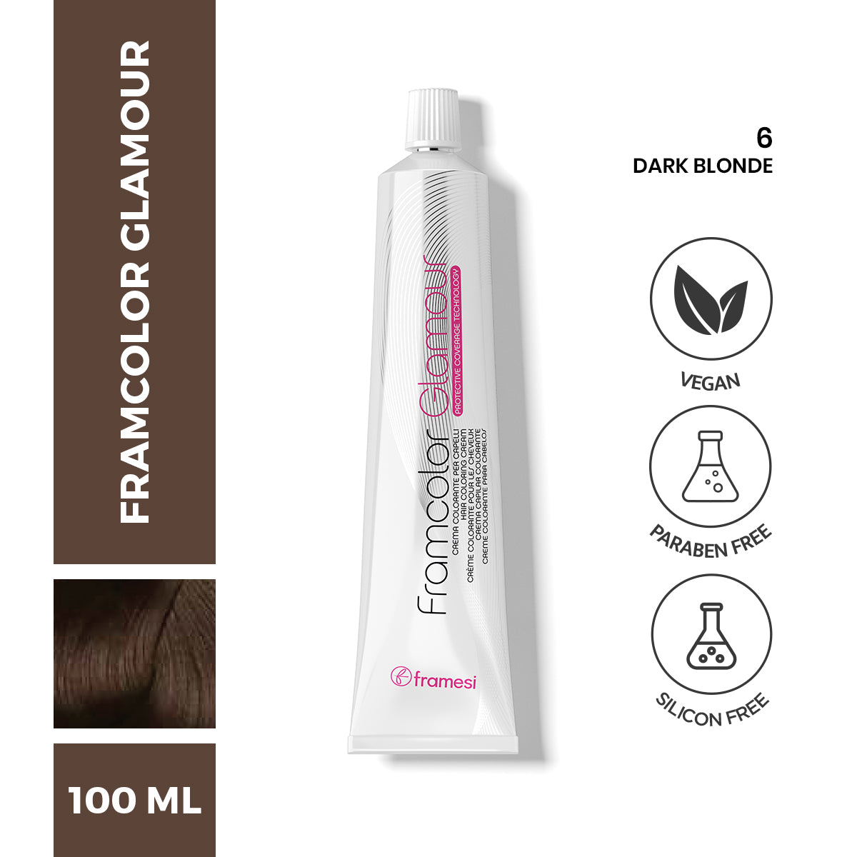 Framesi - FramColor Glamour - 6 Dark Blonde — image 1 — Meeshop Pakistan