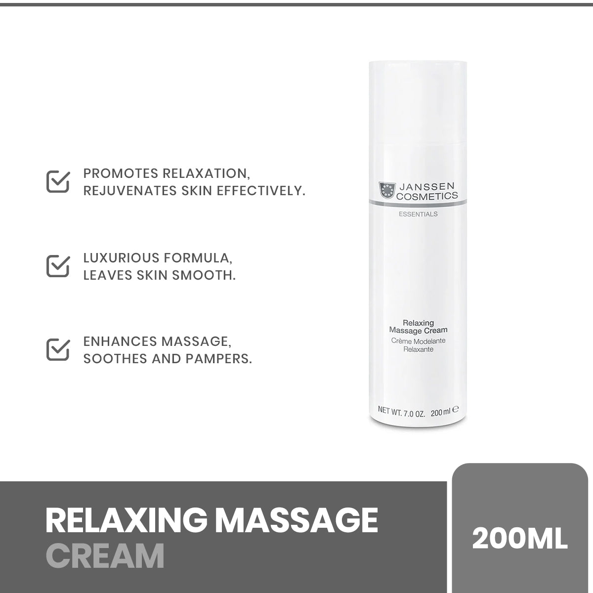 Janssen - Relaxing Massage Cream 200 ml — image 1 — Meeshop Pakistan