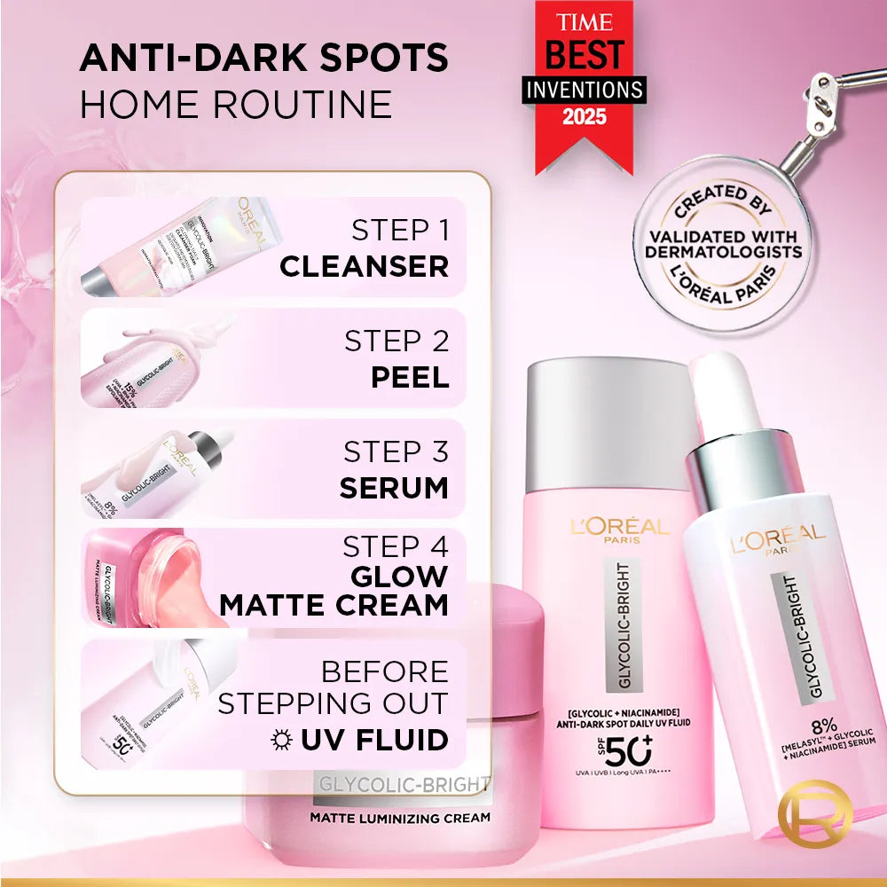 L'Oreal Paris - Glycolic Bright Melasyl Anti Dark Spot Serum — image 2 — Meeshop Pakistan