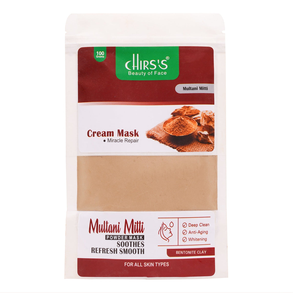 Chirs's - Multani Mitti Powder Mask — image 1 — Meeshop Pakistan