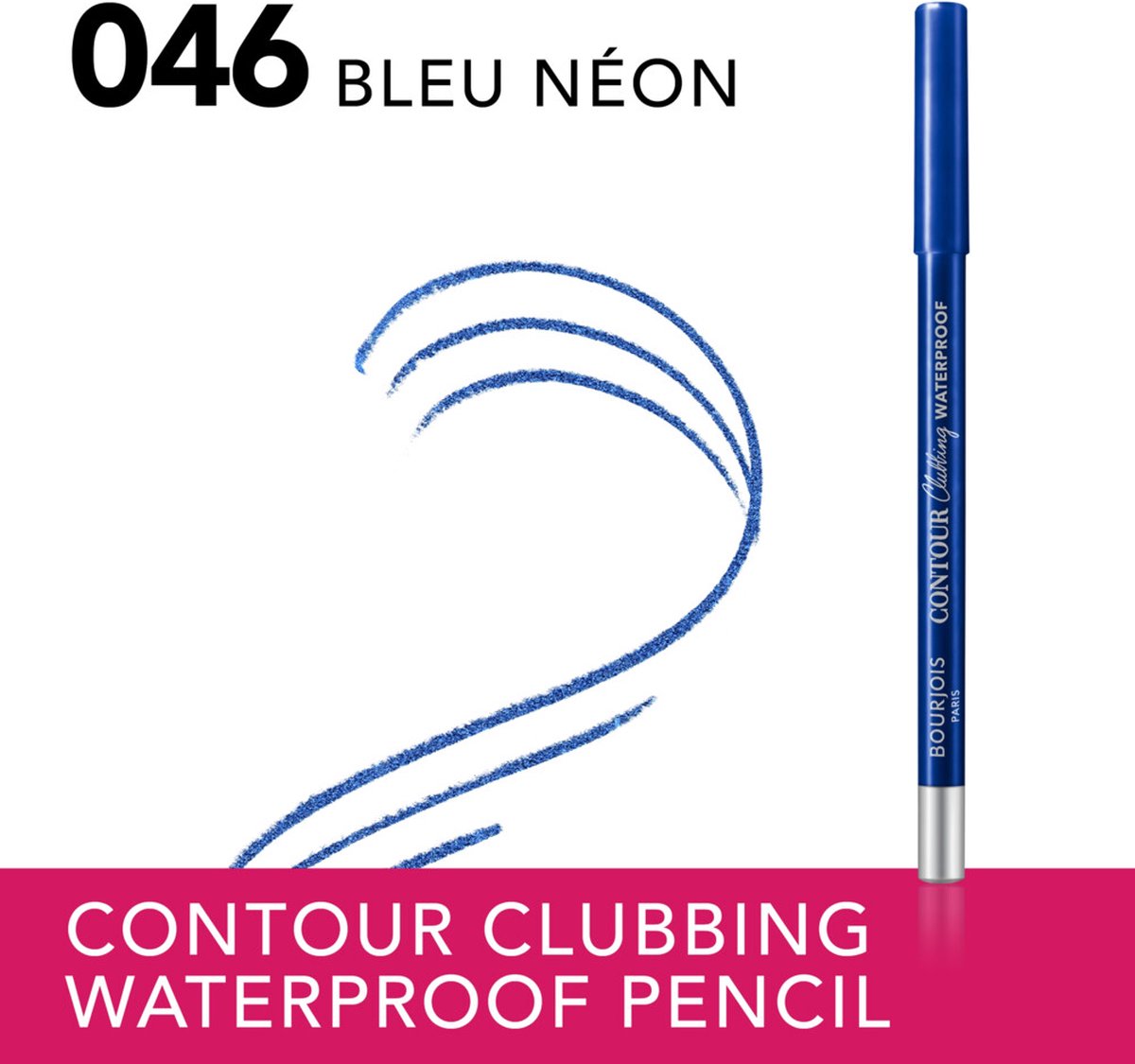 Bourjois - Contour Clubbing Waterproof Eye Pencil - 046 Bleu Neon — image 1 — Meeshop Pakistan