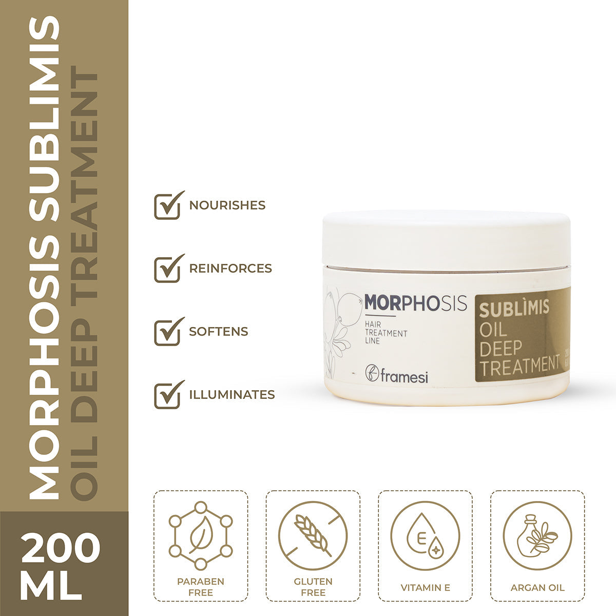 Framesi - Morphosis Sublimis Oil Deep Treatment 200 ml — image 1 — Meeshop Pakistan