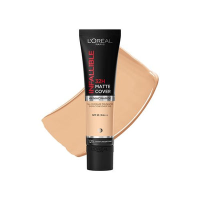LOreal Paris - Infallible 32H Matte Cover Foundation - 125 Warm Undertone