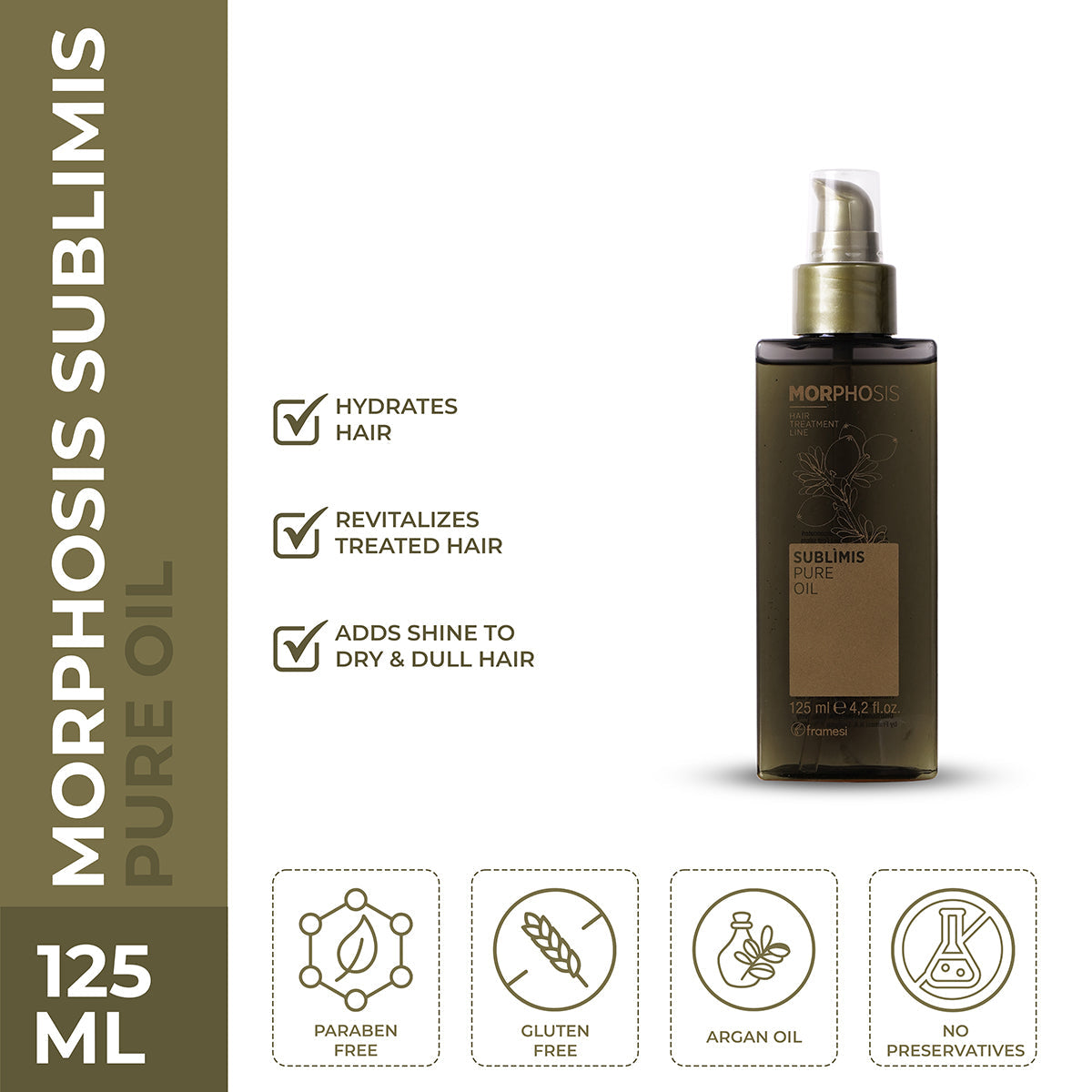 Framesi - Morphosis Sublimis Pure Oil 125 ml — image 1 — Meeshop Pakistan