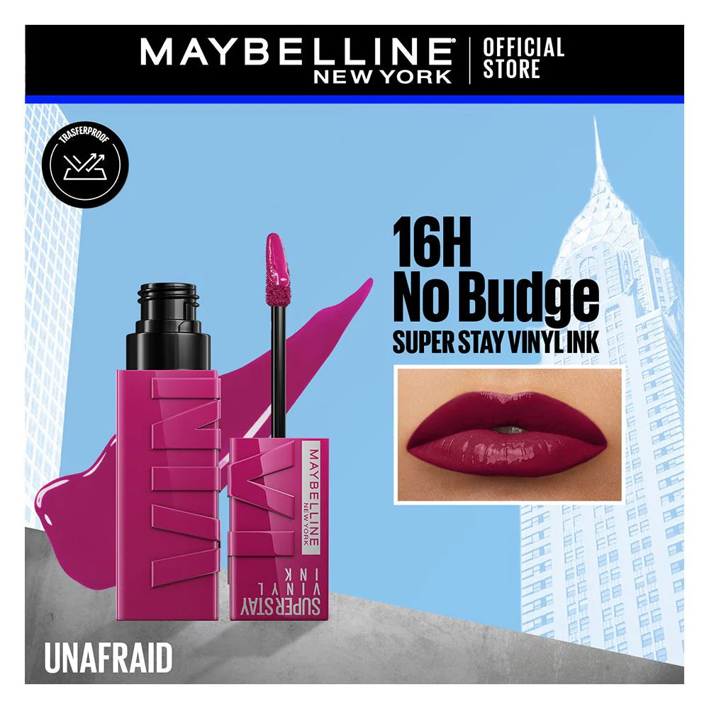 Maybelline - Superstay Vinyl Ink Lipstick - 170 Unafraid — image 1 — Meeshop Pakistan