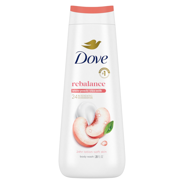 Dove - Rebalancing White Peach & Rice Milk Lotion - 20 Fl Oz (591ml) — image 1 — Meeshop Pakistan