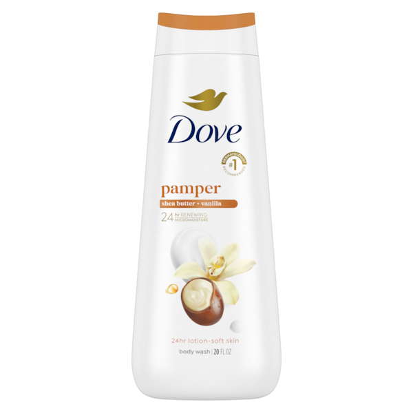 Dove - Pampering Shea Butter & Vanilla Body Wash - 20 Fl Oz (591ml) — image 1 — Meeshop Pakistan
