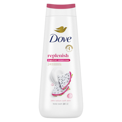 Dove - Replenish Dragon Fruit & Coconut Cream Body Wash - 20 Fl Oz (591ml)
