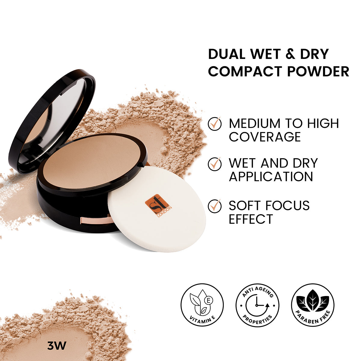 ST London - Dual Wet & Dry Compact Powder — image 11 — Meeshop Pakistan