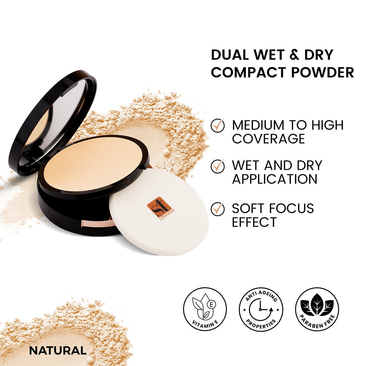 ST London - Dual Wet & Dry Compact Powder — image 5 — Meeshop Pakistan