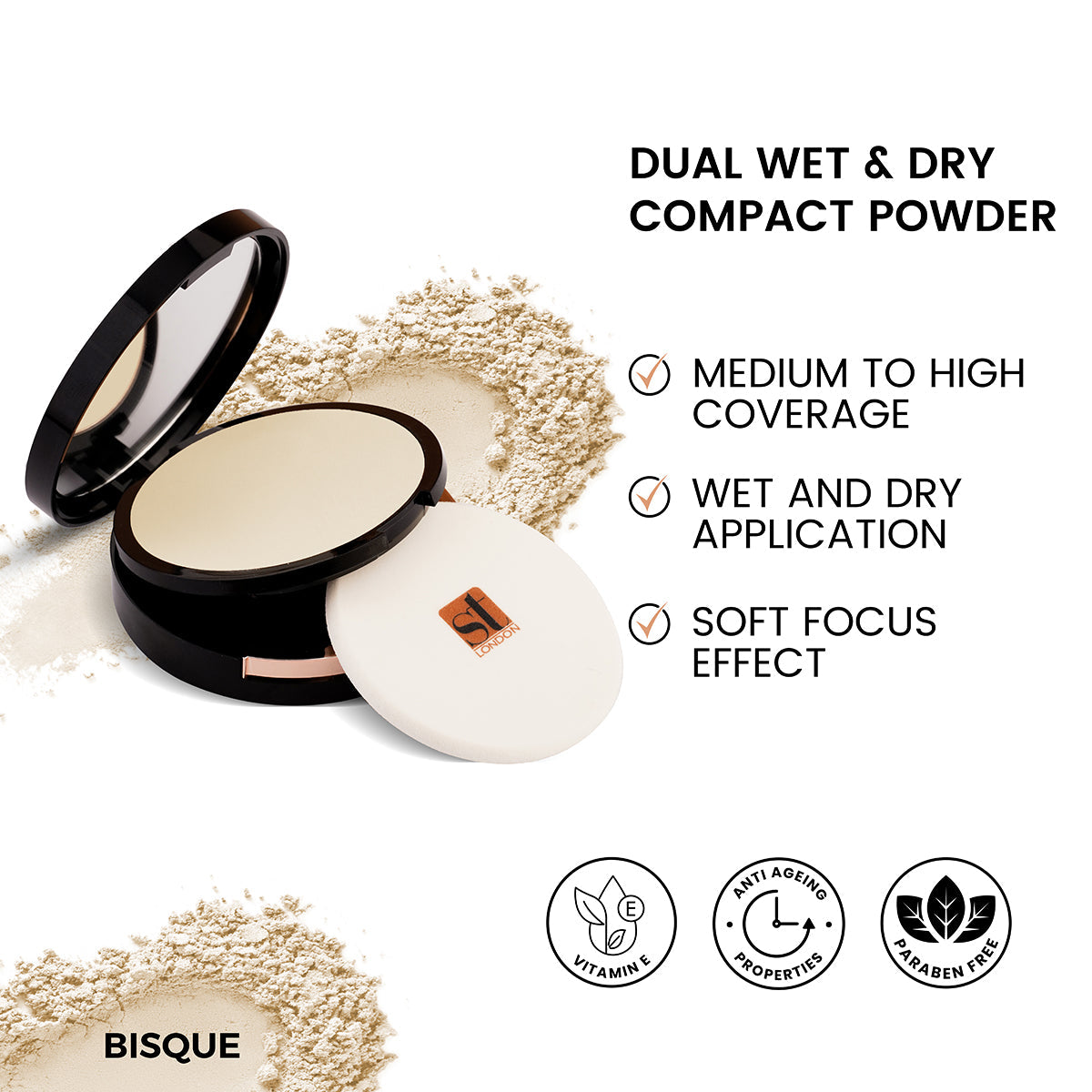 ST London - Dual Wet & Dry Compact Powder — image 3 — Meeshop Pakistan