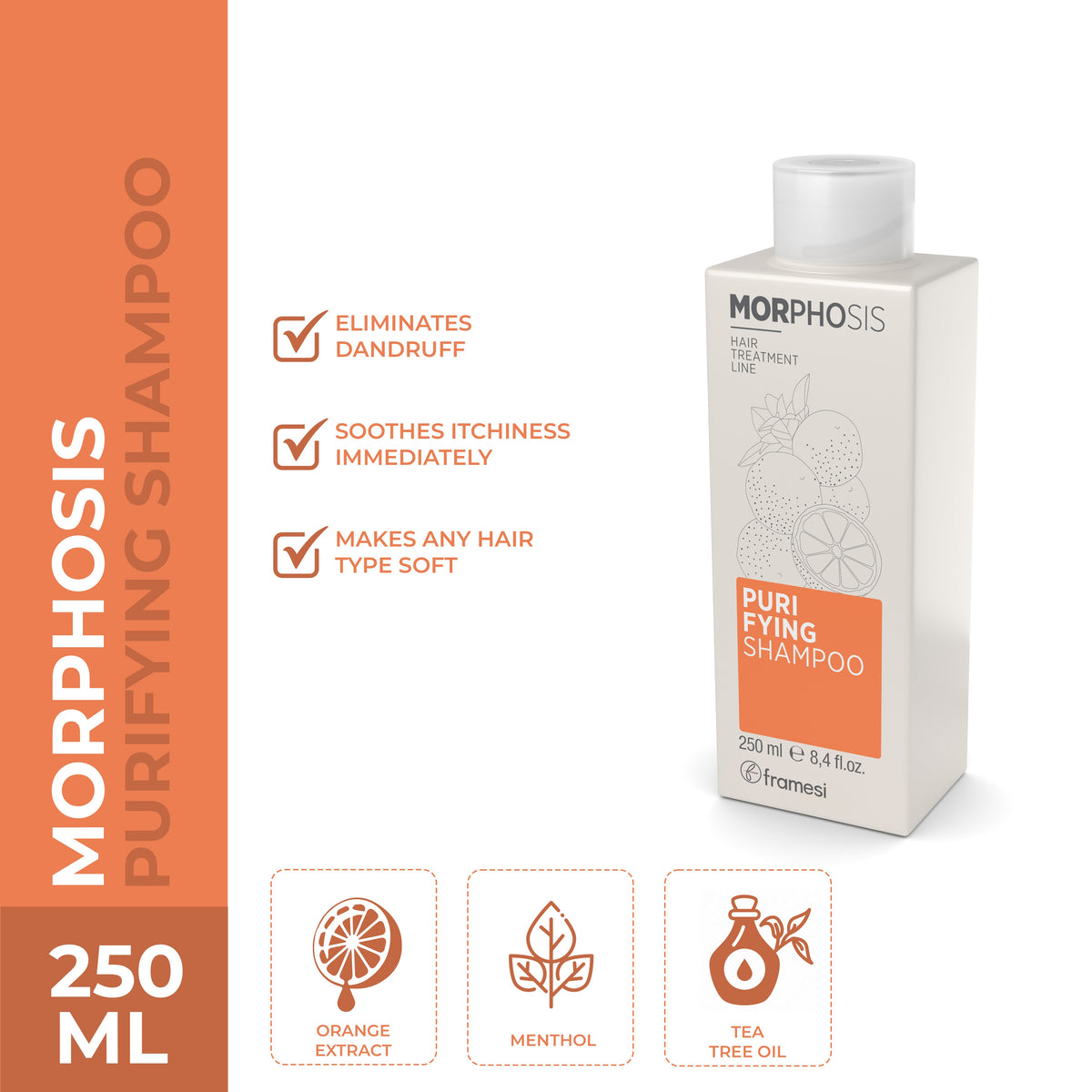 Framesi - Morphosis Purifying Shampoo 250 ml — image 1 — Meeshop Pakistan