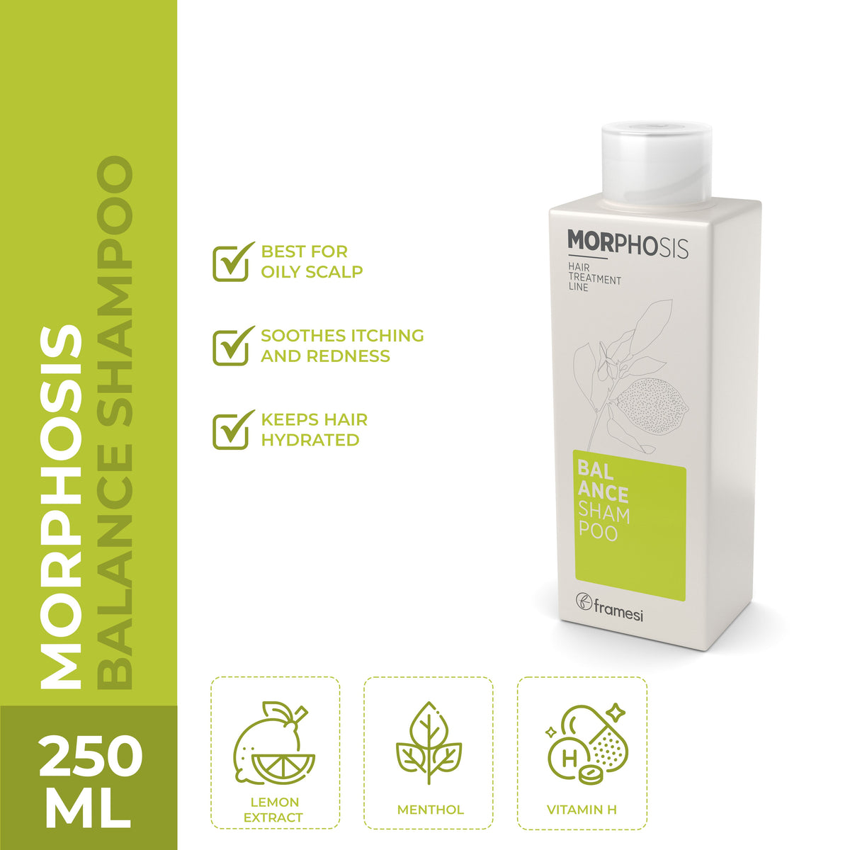 Framesi - Morphosis Balance Shampoo 250 ml — image 1 — Meeshop Pakistan