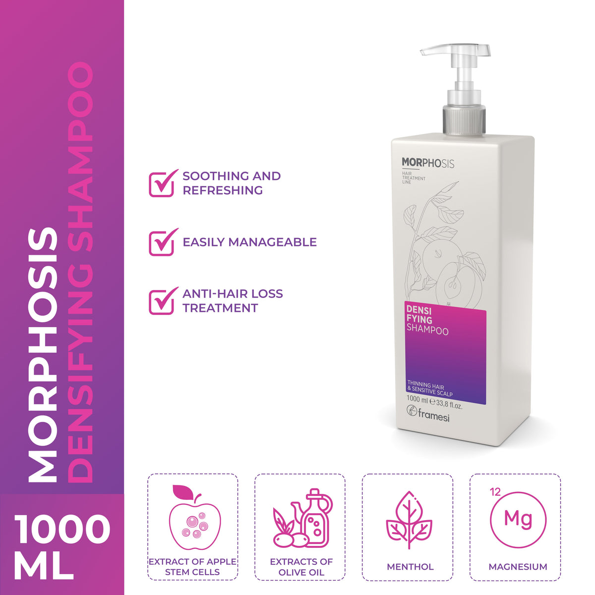Framesi - Densifying Shampoo - 1000 ml — image 1 — Meeshop Pakistan