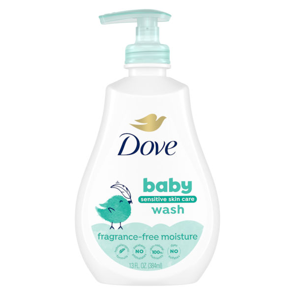 Baby Dove - Fragrance Free Moisture Hypoallergenic Wash - 13 Fl Oz (384ml) — image 1 — Meeshop Pakistan