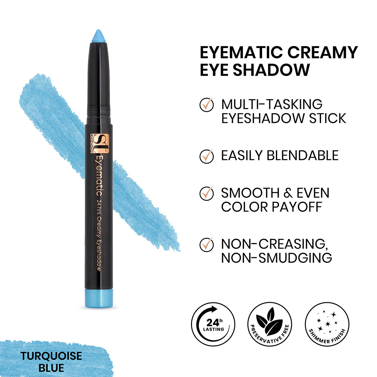 ST London - Eyematic Creamy Eye Shadow — image 2 — Meeshop Pakistan