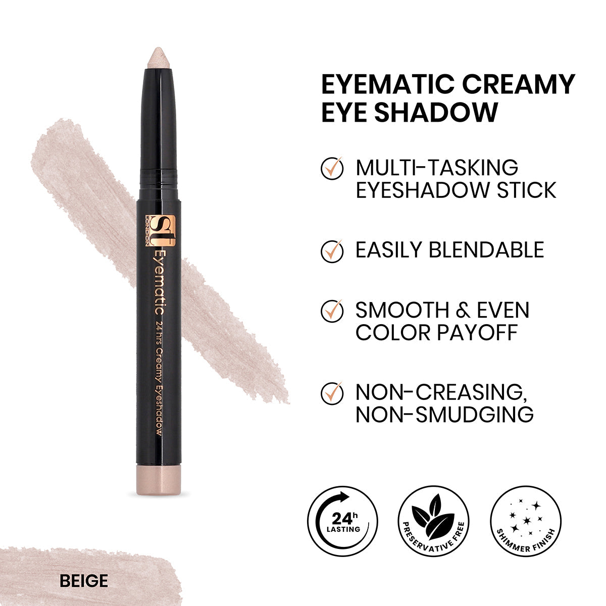 ST London - Eyematic Creamy Eye Shadow — image 1 — Meeshop Pakistan