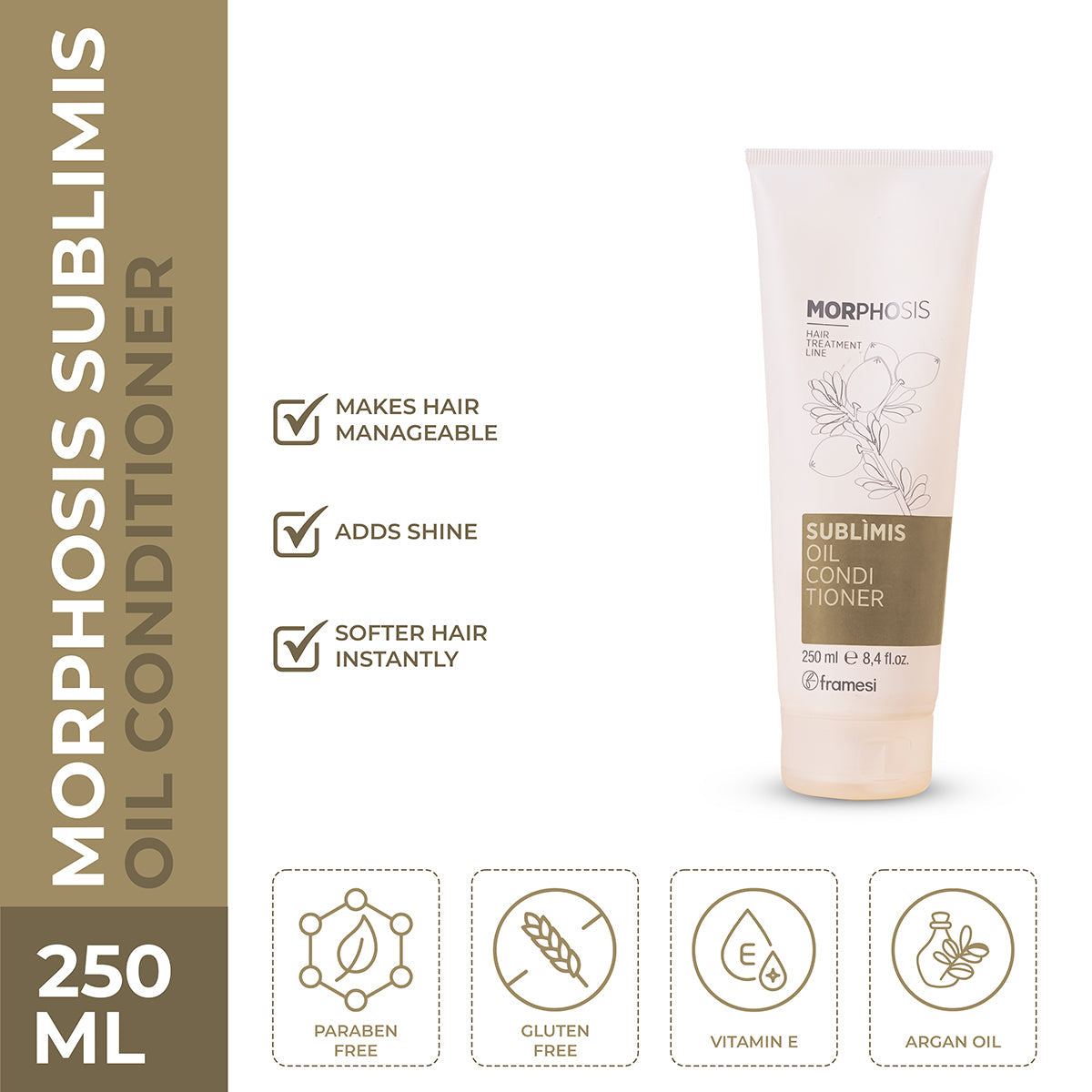 Framesi - Morphosis Sublimis Oil Conditioner 250 ml — image 1 — Meeshop Pakistan