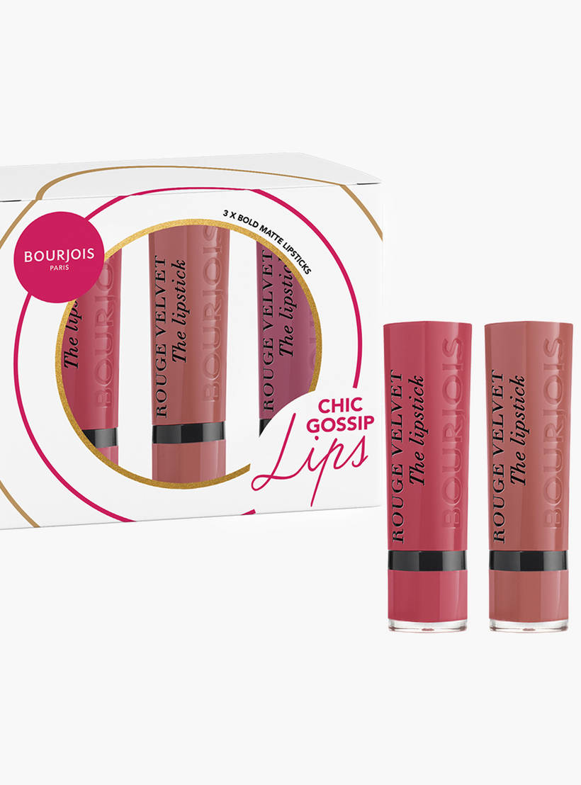 Bourjois - Chic Gossip Pink Lipstick 3 Pieces Set — image 1 — Meeshop Pakistan