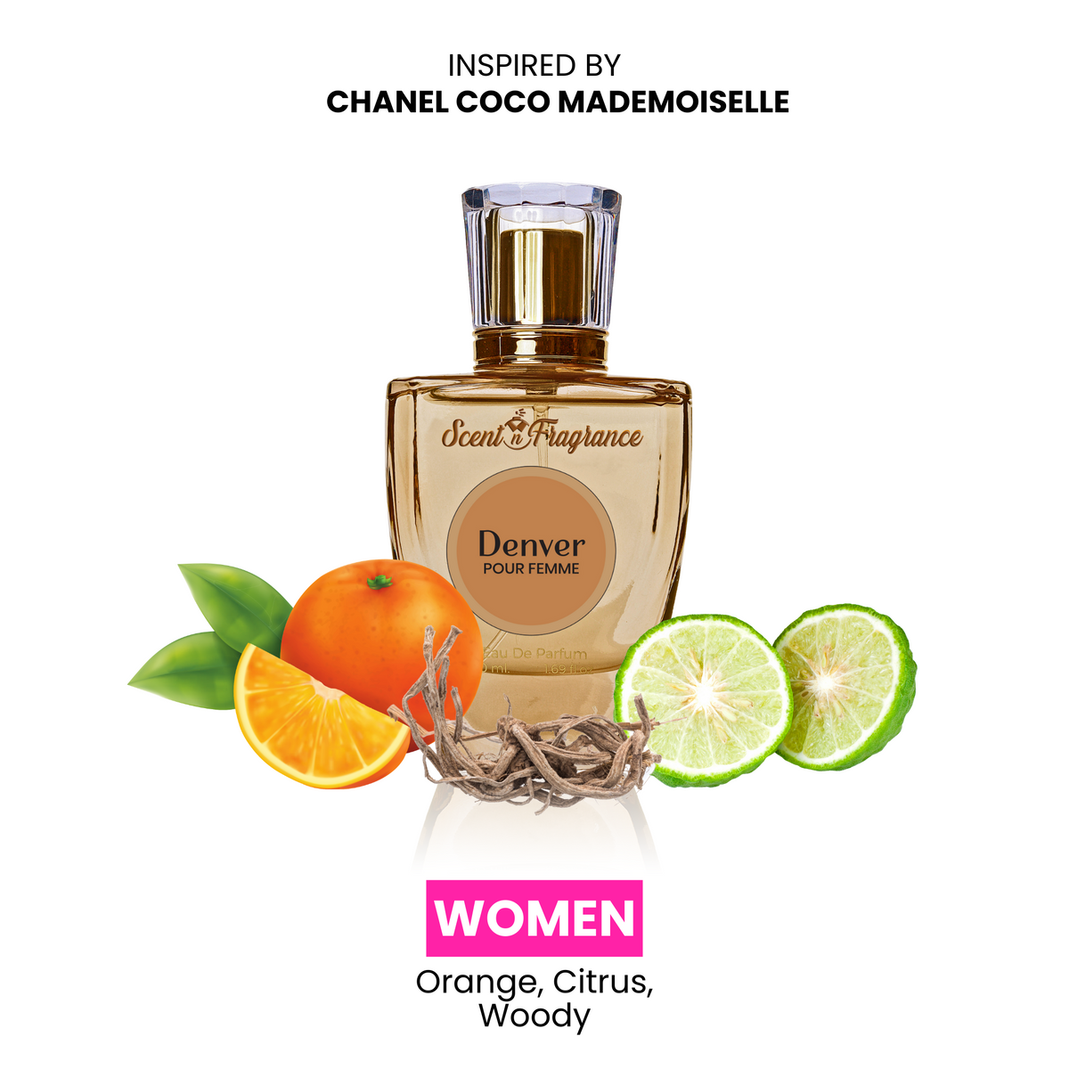Denver Inspired By Chanel Coco Mademoiselle - Women - 50ml — image 1 — Meeshop Pakistan
