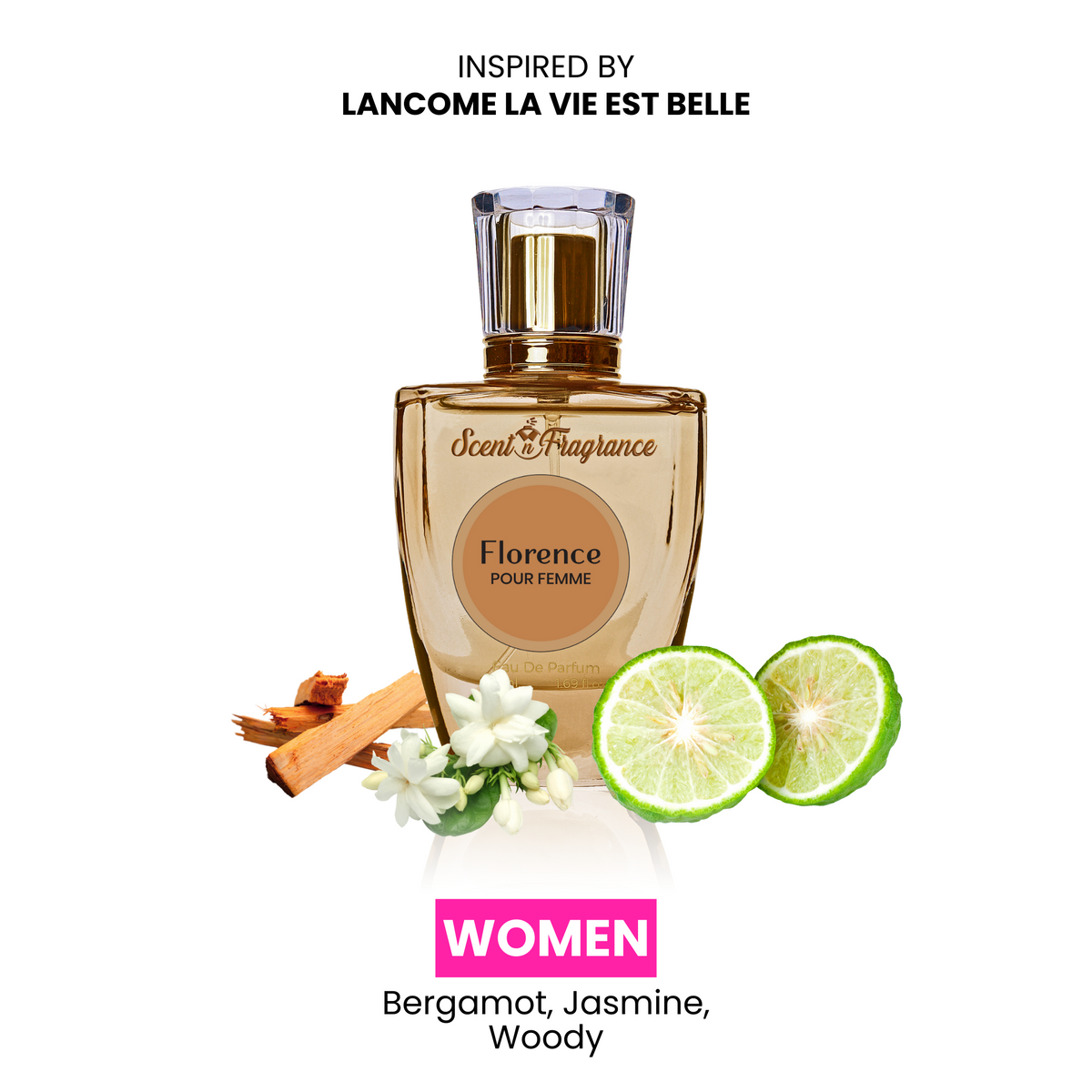 Florence Inspired By Lalique L'Amour - Women - 50ml — image 1 — Meeshop Pakistan