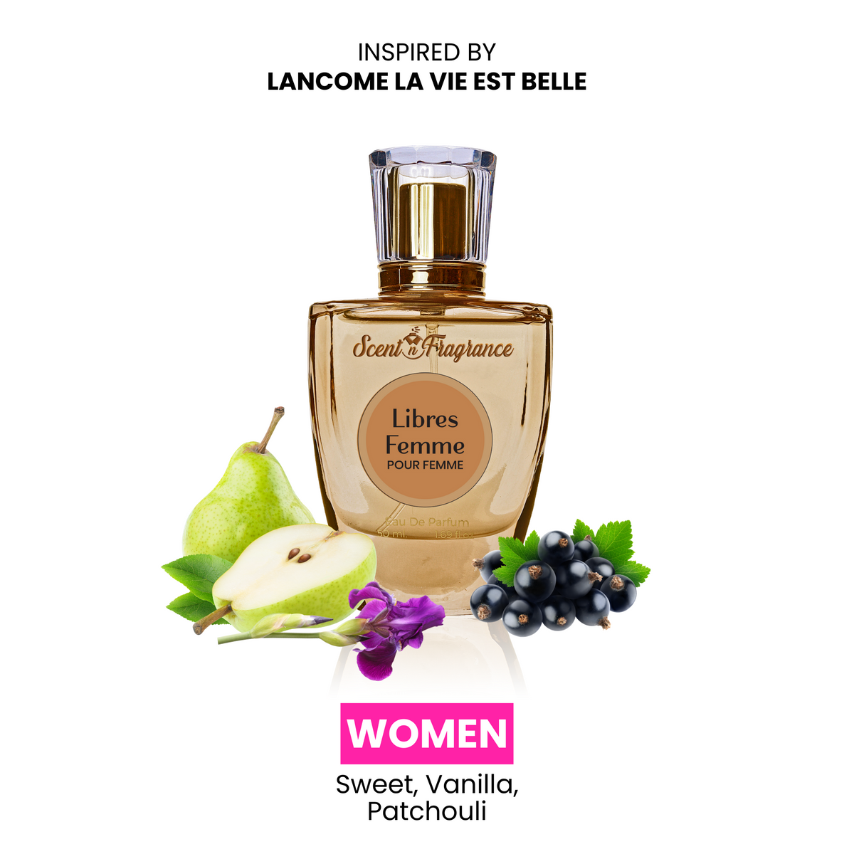 Libres Femme Inspired By Lancome La Vie Est Belle - Women - 50ml — image 1 — Meeshop Pakistan