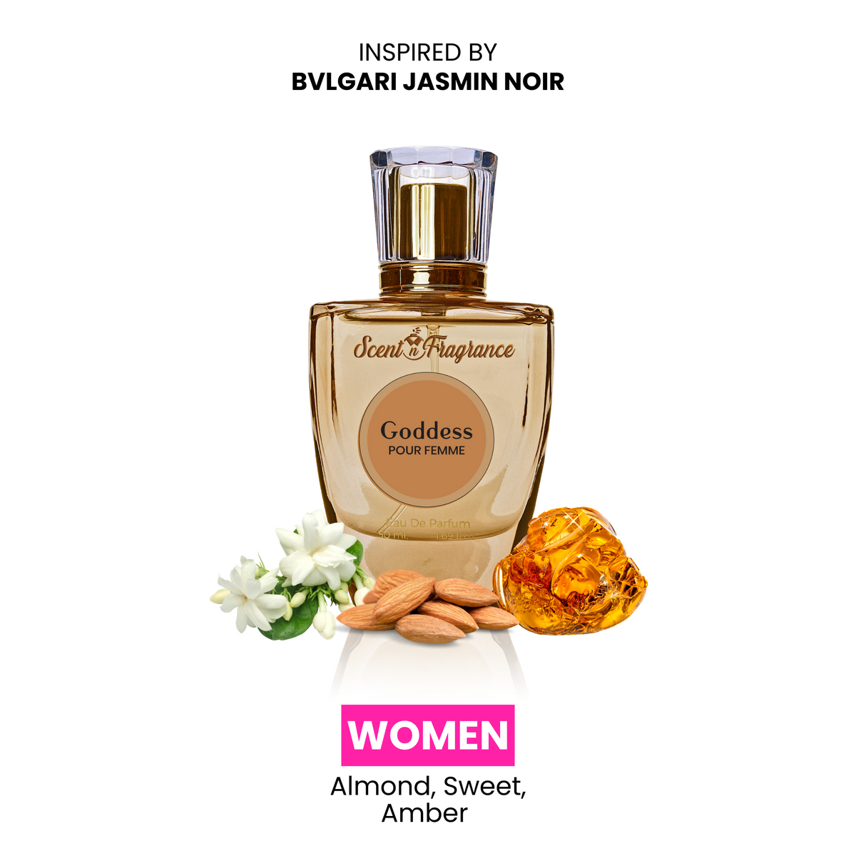 Goddess Inspired By Bvlgari Jasmin Noir - Women - 50ml — image 1 — Meeshop Pakistan