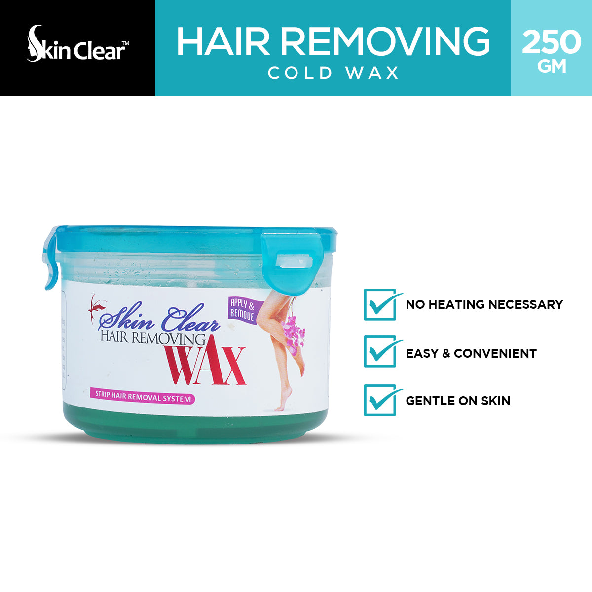 Skin Clear - Hair Removing Cold Wax - 250gm — image 1 — Meeshop Pakistan