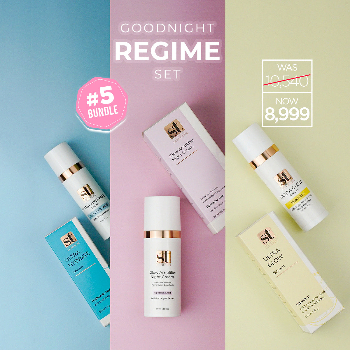 ST London - Goodnight Regime Set — image 1 — Meeshop Pakistan