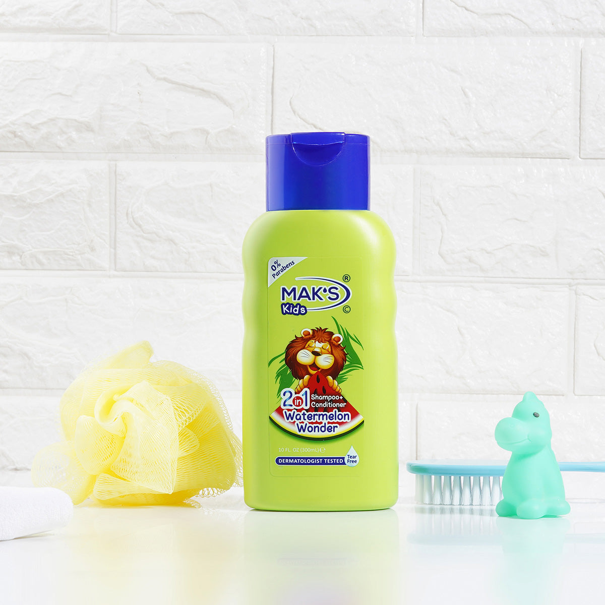 Mak's - Kids 2in1 Watermelon Wonder Shampoo + Conditioner - 300ml — image 1 — Meeshop Pakistan