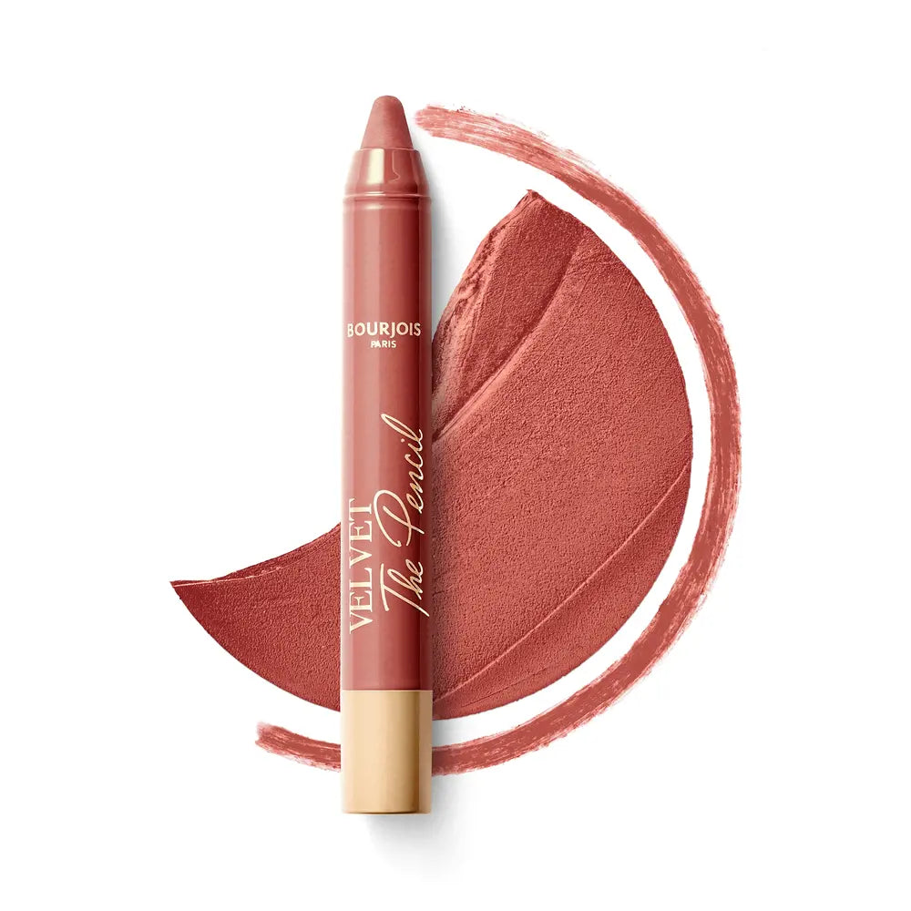 Bourjois - Lipstick and lip liner 2 in 1 Velvet The Pencil - 01 Nudiful — image 1 — Meeshop Pakistan