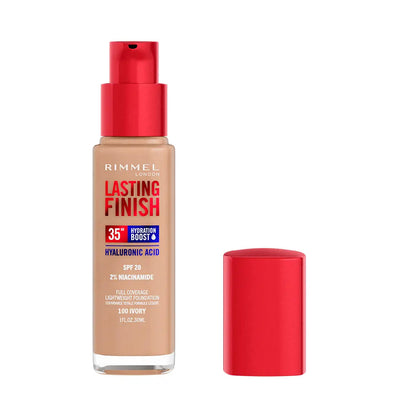 Rimmel London - Lasting Finish Hyaluronic Acid long-lasting Foundation - 100 Ivory