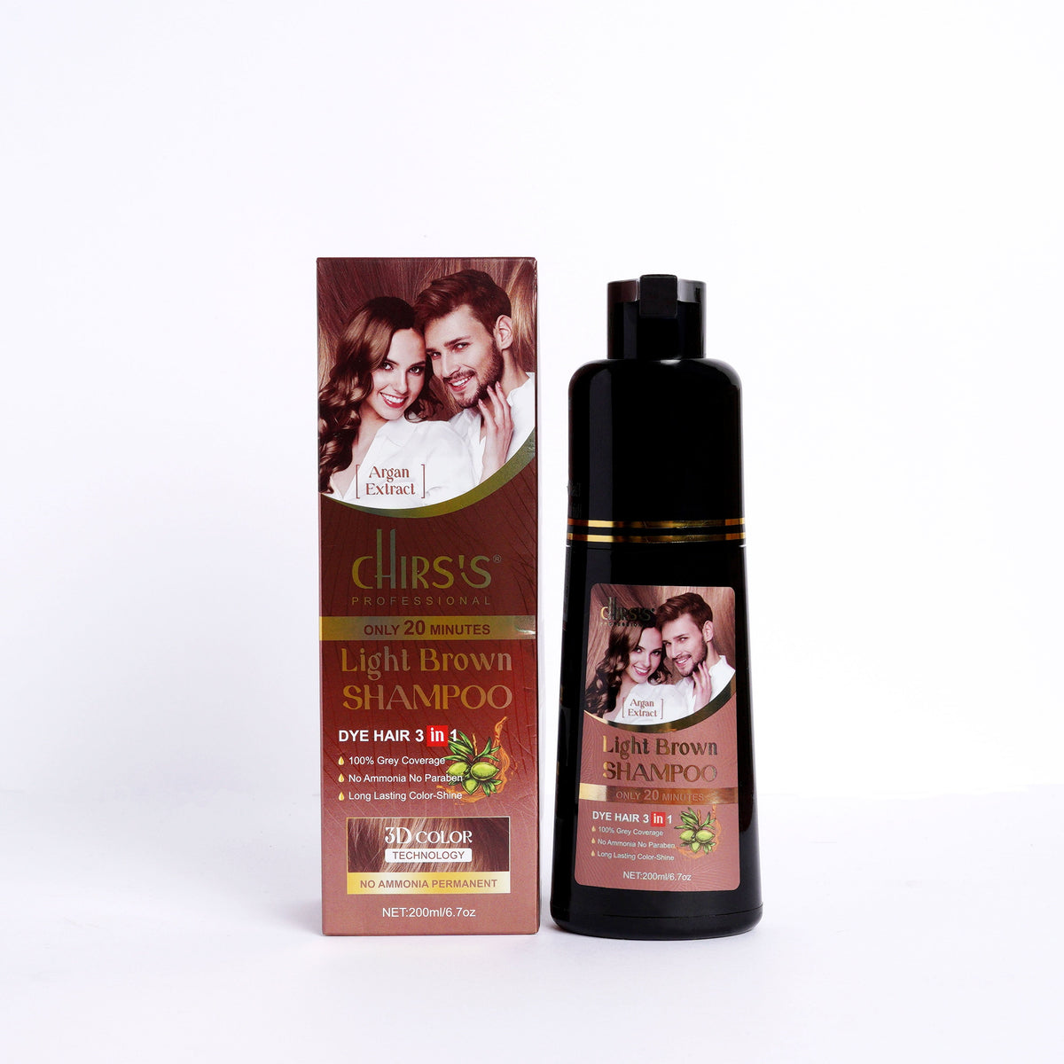 Chirs's - Light Brown Shampoo - 200ml — image 1 — Meeshop Pakistan