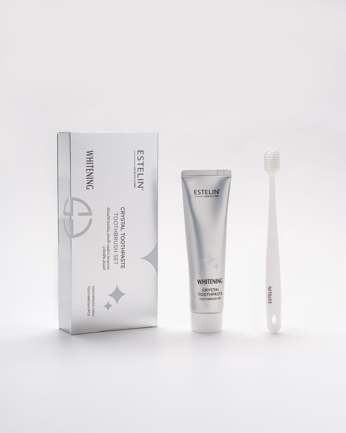 Estelin - Crystal  Whitening Toothpaste & Toothbrush Set — image 1 — Meeshop Pakistan