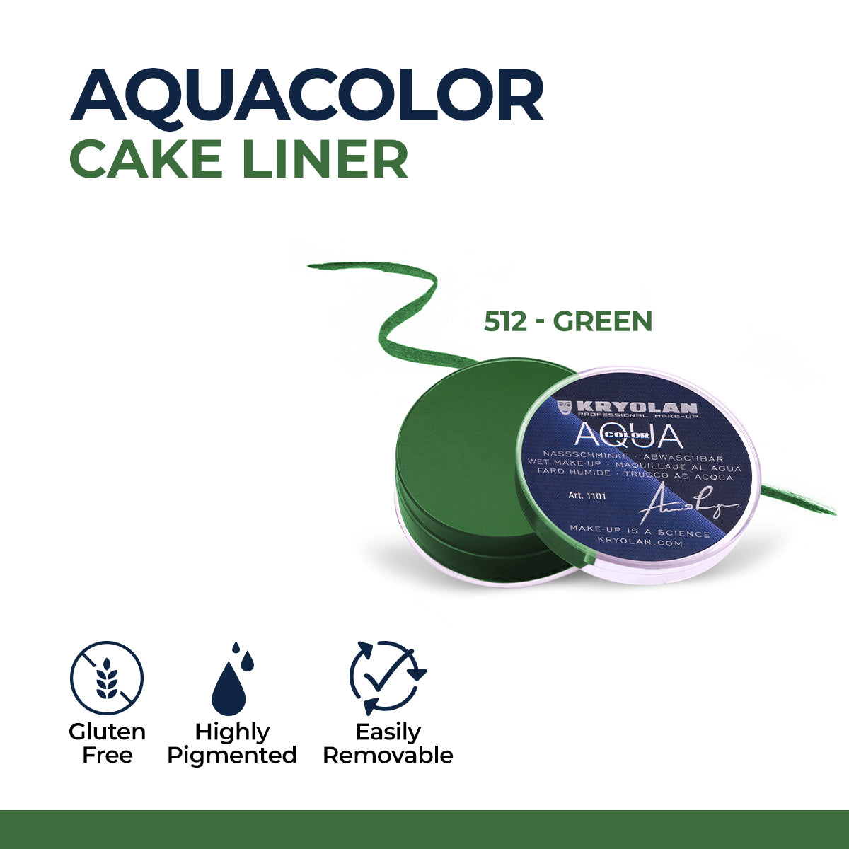 Kryolan - Aquacolor Cake Liner — image 7 — Meeshop Pakistan