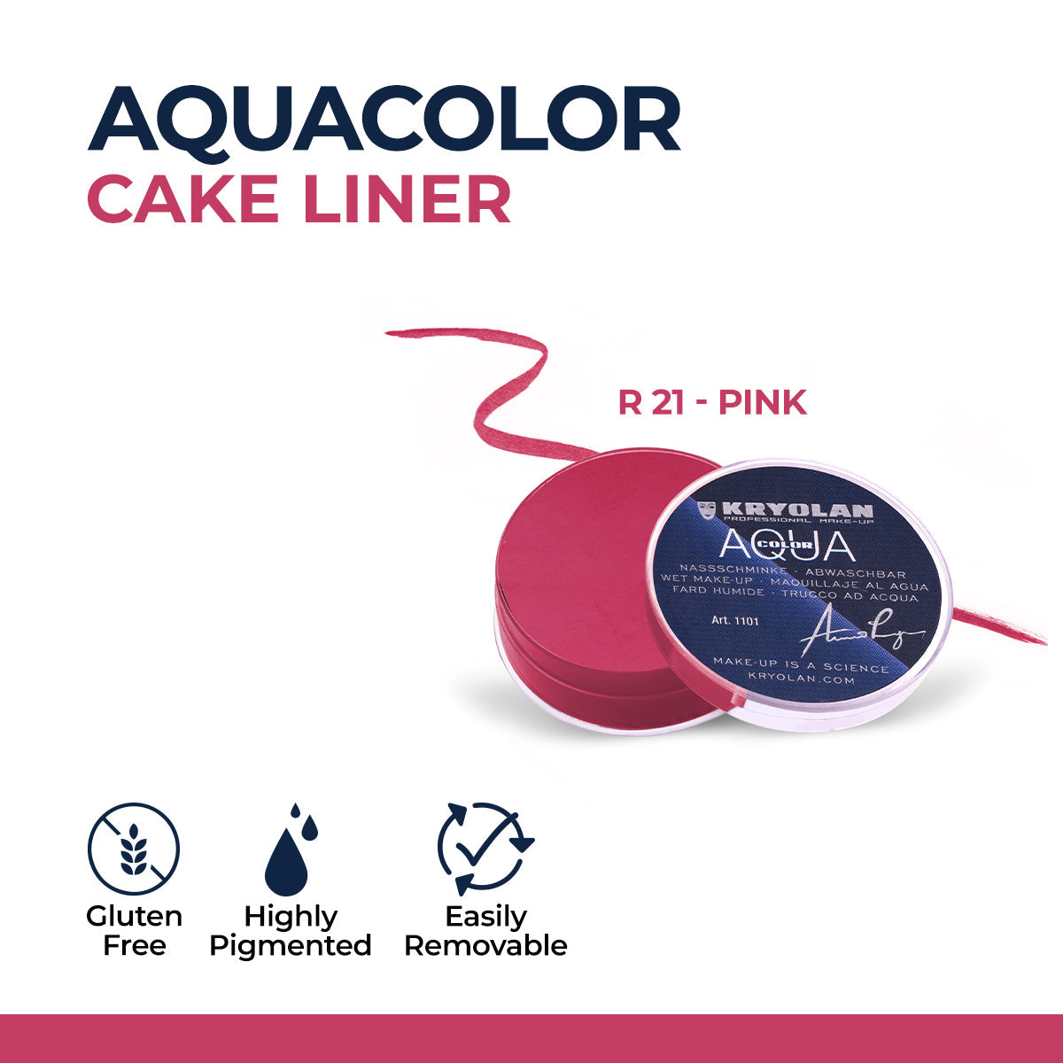 Kryolan - Aquacolor Cake Liner — image 5 — Meeshop Pakistan