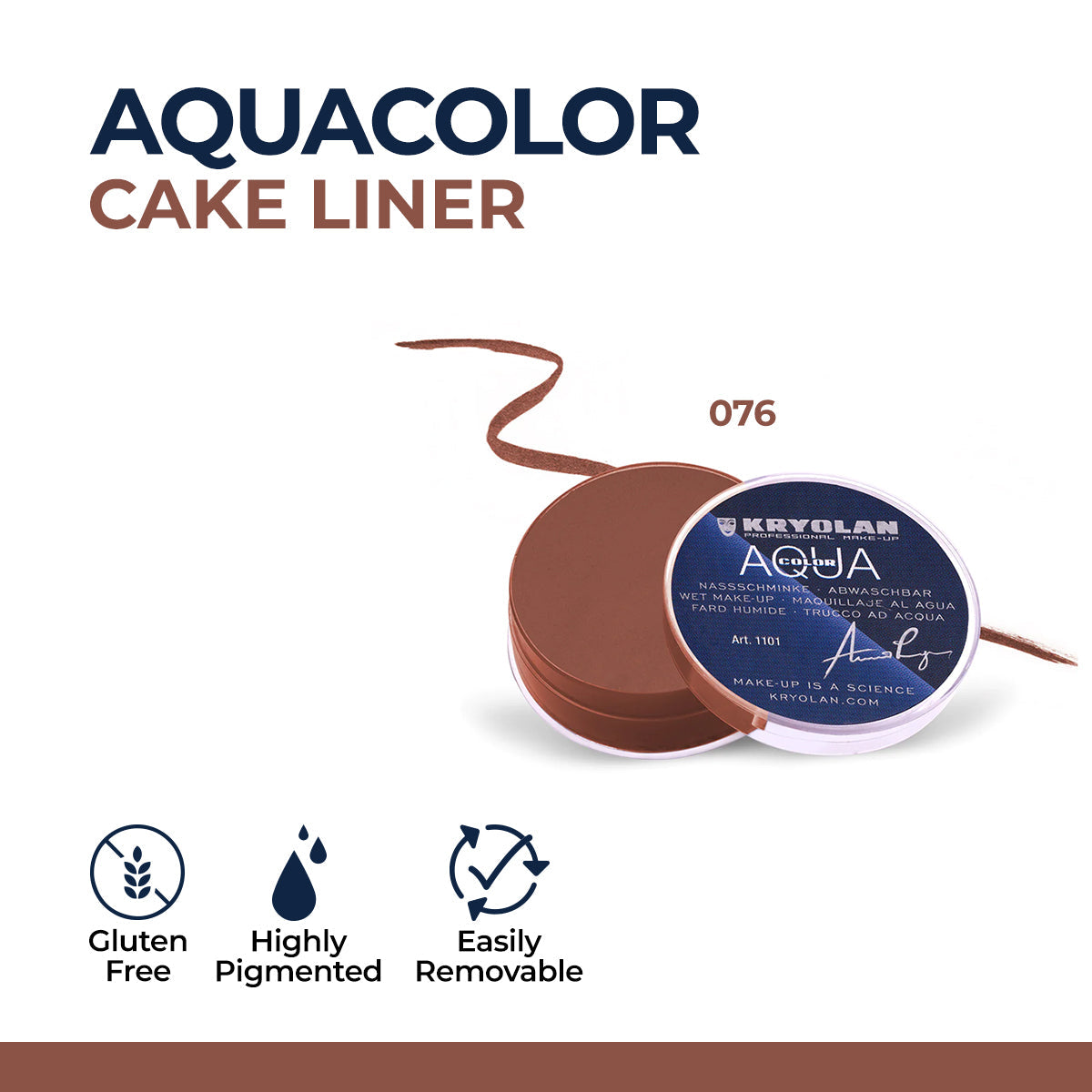 Kryolan - Aquacolor Cake Liner — image 11 — Meeshop Pakistan