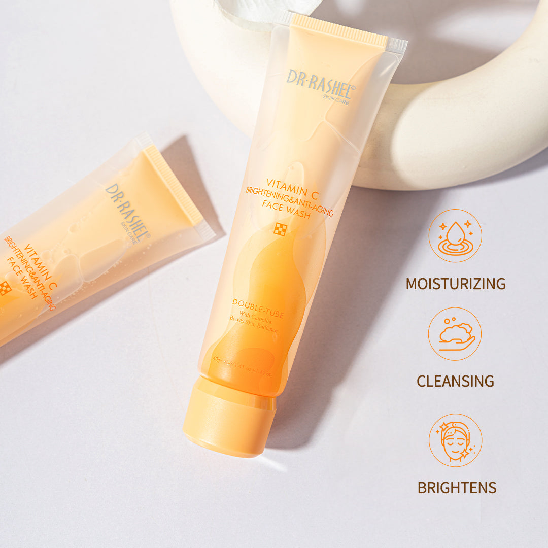 Dr Rashel - Vitamin C Double-Tube Face Wash — image 1 — Meeshop Pakistan
