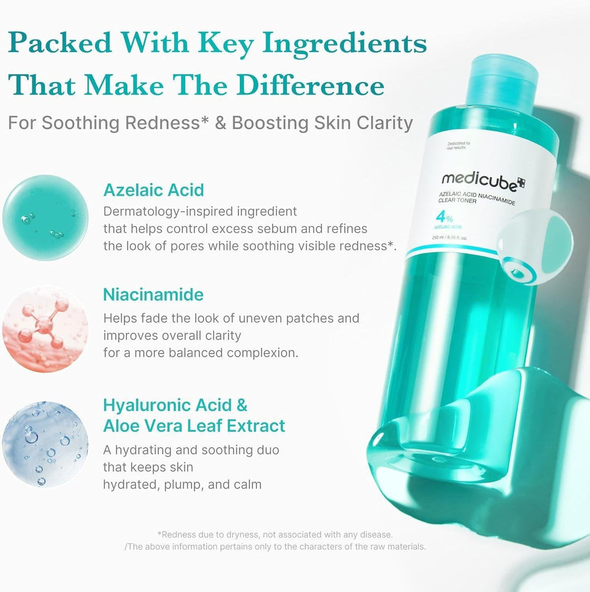 Medicube - Azelic And Niacinamide Clear Toner - 250ml — image 1 — Meeshop Pakistan