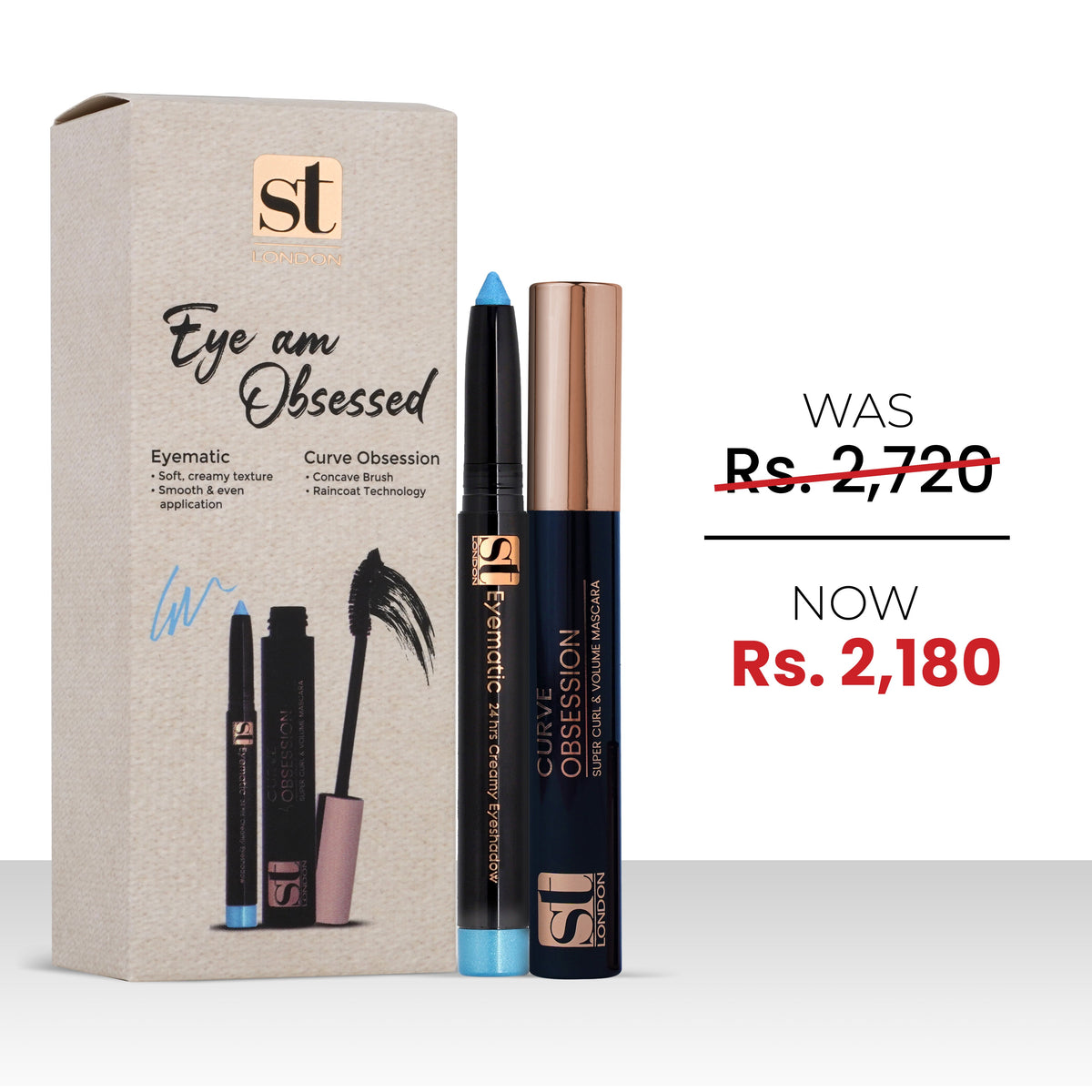 ST London - Eye Am Obsessed (Curve Mascara + Eyematic Bundle) — image 1 — Meeshop Pakistan