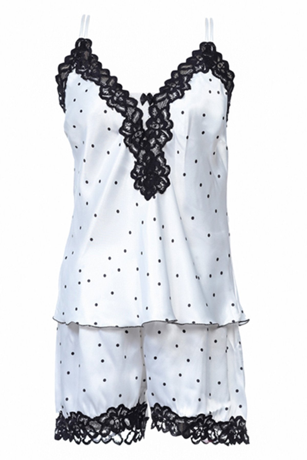 BLS - Hera Silk And Chantilly Short Set — image 1 — Meeshop Pakistan