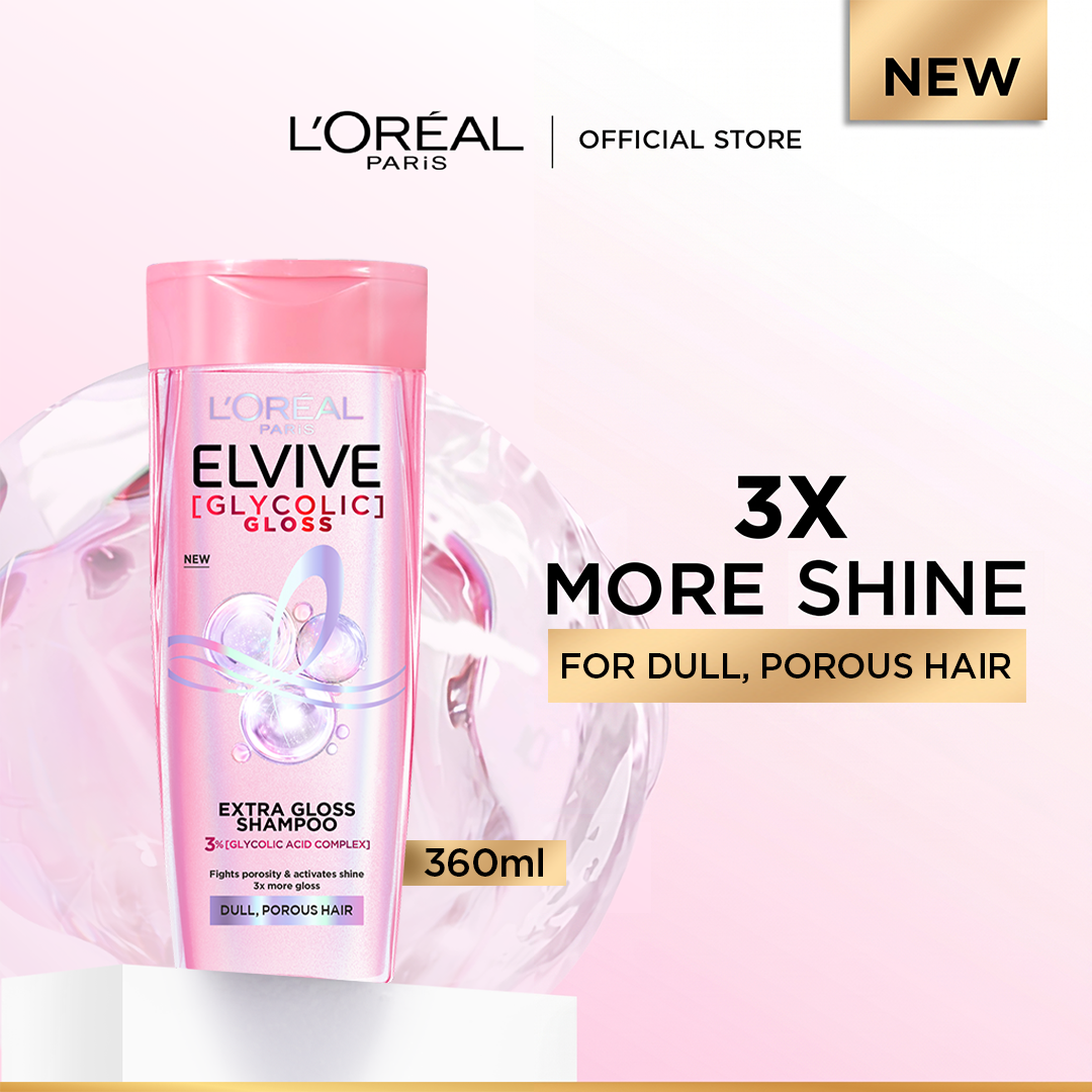 L'Oreal Paris - Elvive Shampoo Glycolic Gloss 360ml — image 1 — Meeshop Pakistan