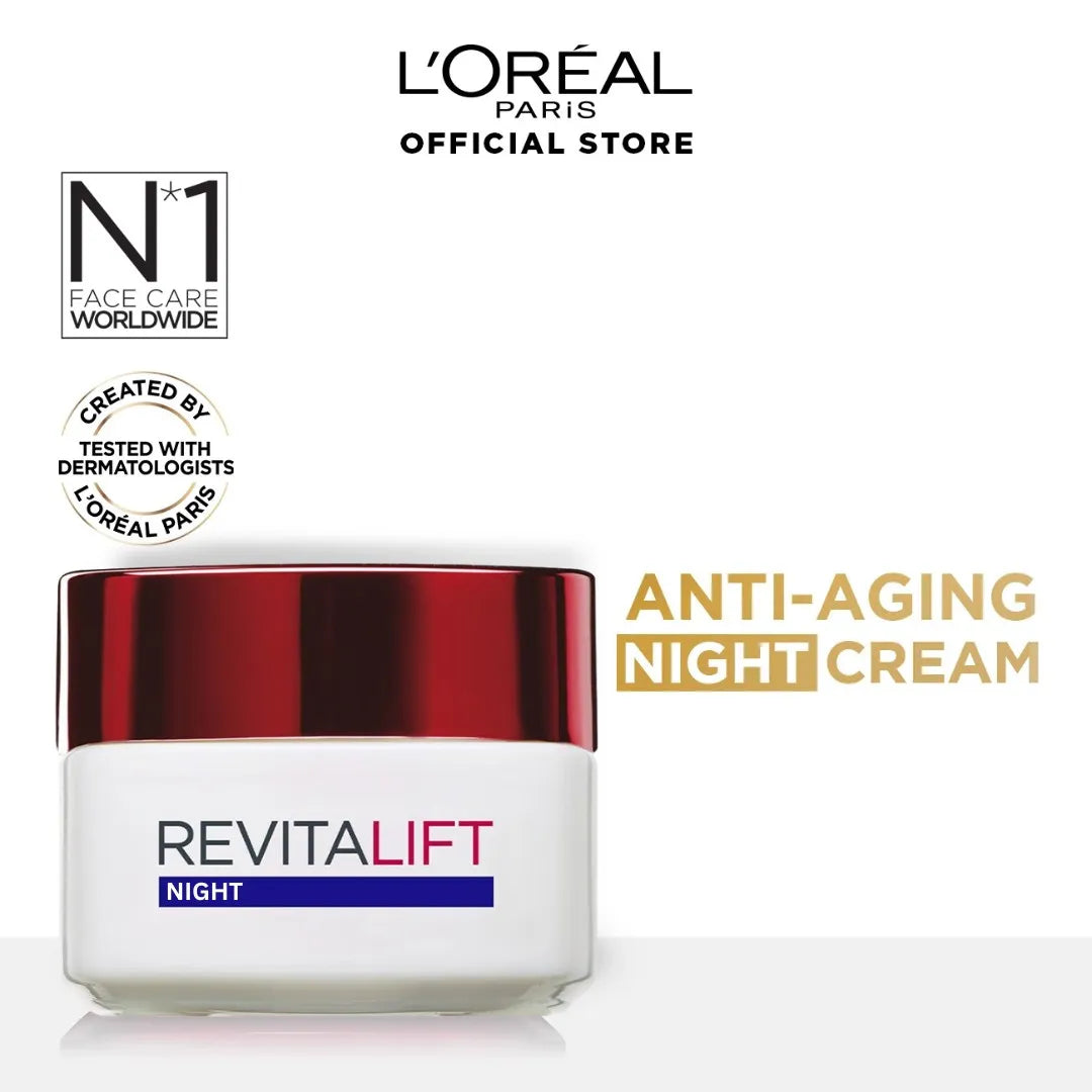 LOreal Paris - Revitalift Classic Anti Aging Night Cream 50 ML — image 1 — Meeshop Pakistan