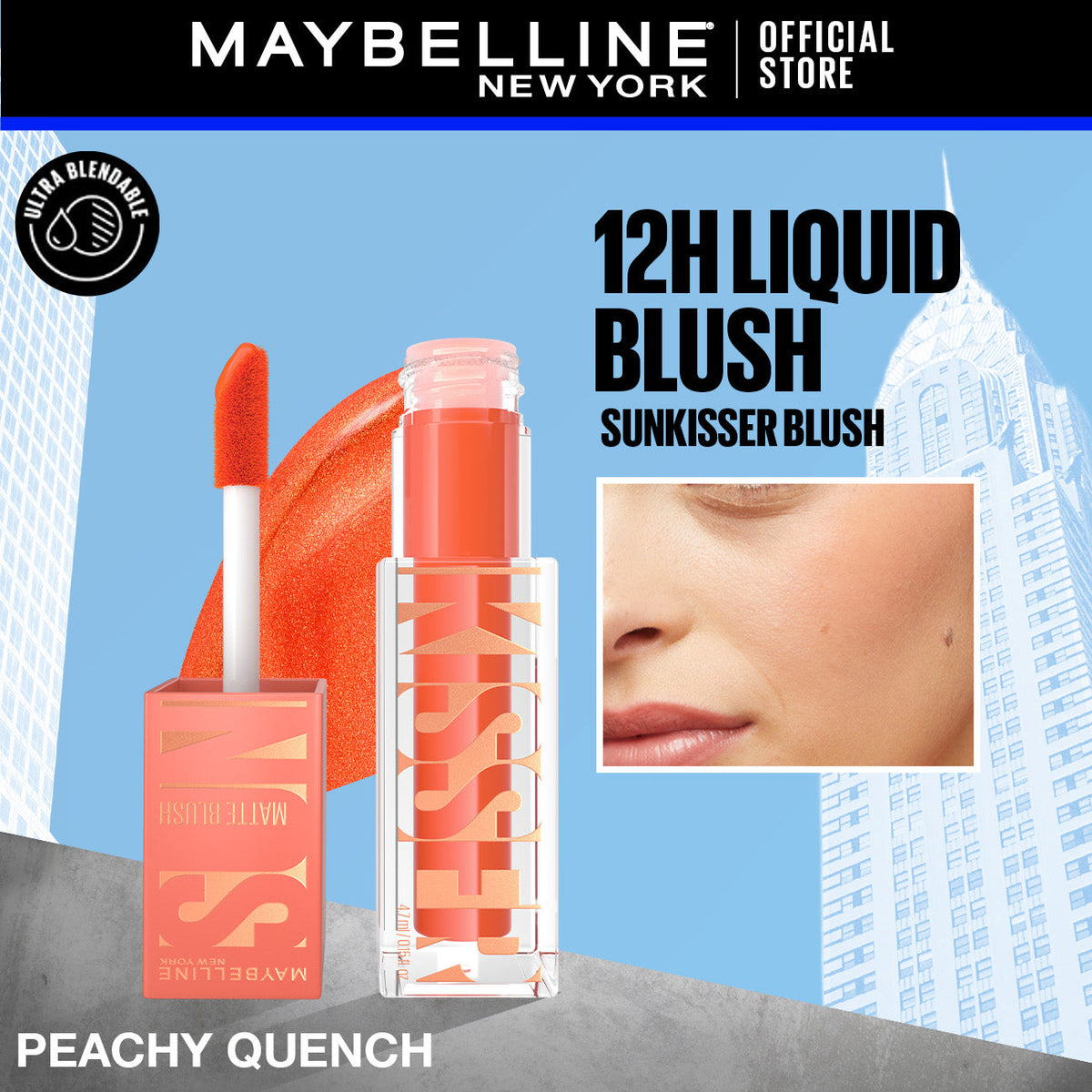 Maybelline - New York Sunkisser Liquid Glow Blush — image 5 — Meeshop Pakistan